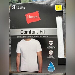 Hanes Ultra Soft White Comfort Fit Tee